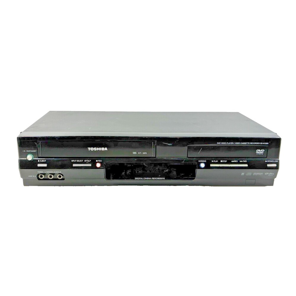 Toshiba SD-V295KU Black DVD & VCR Player Combo Only Tested